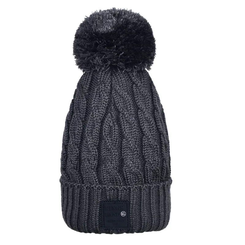 Kingsland KLmoriah Ladies Cable Knitted Hat - Grey Asphalt